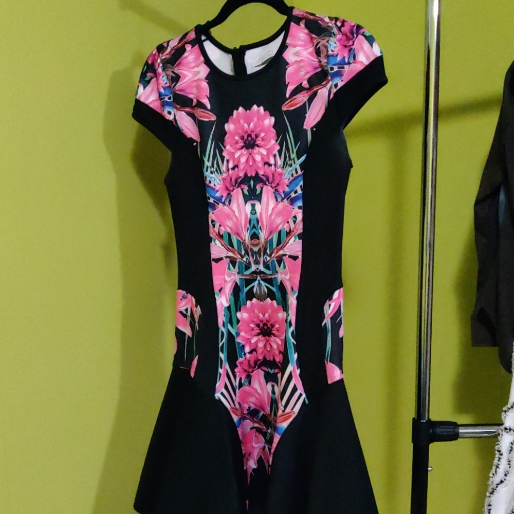 Floral print dress